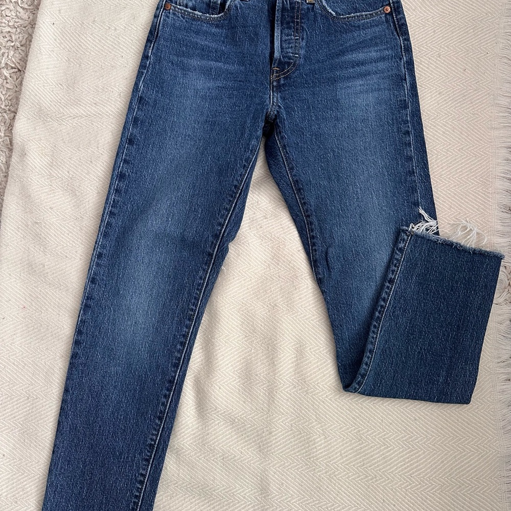 Levi's 511s Like NEW Vintage Look Navy Blue Denim Jeans